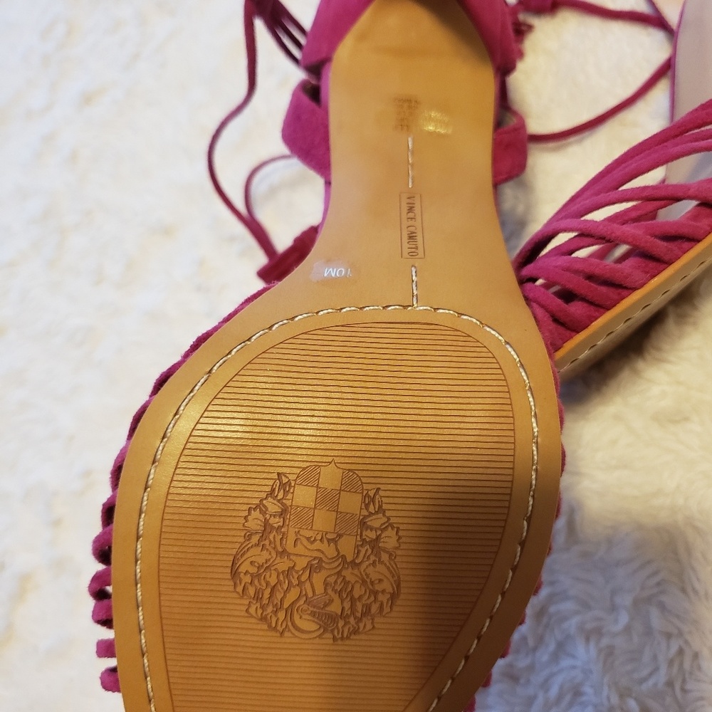 Vince Camuto Womens Tie Up Heels Size 10 - Picture 2 of 3